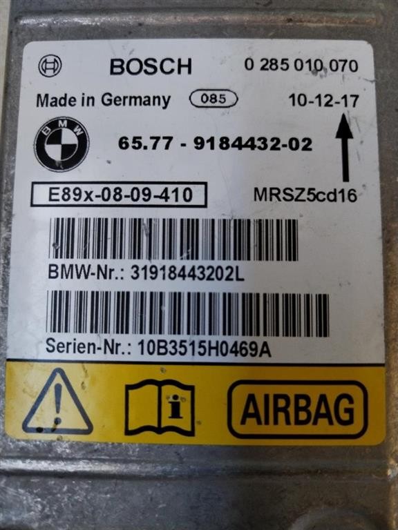 Centralina Airbag BMW Serie 3 E90 Berlina 2° Serie