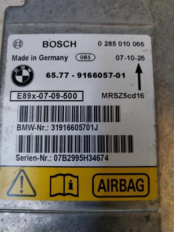 Centralina Airbag BMW Serie 3 E90 Berlina 2° Serie