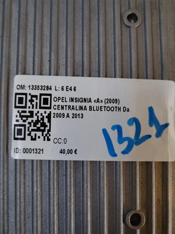 Centralina bluetooth telefono OPEL Insignia Berlina
