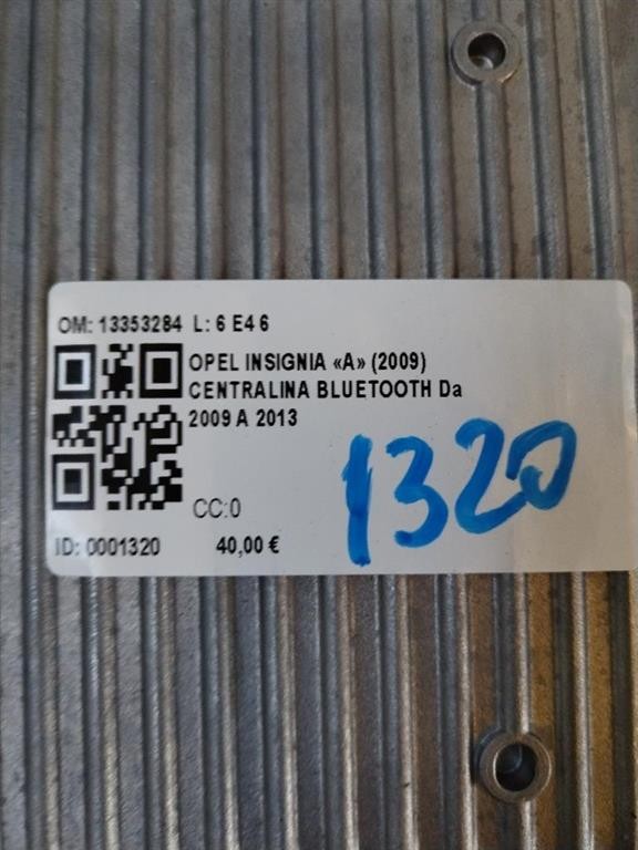 Centralina bluetooth telefono OPEL Insignia Berlina