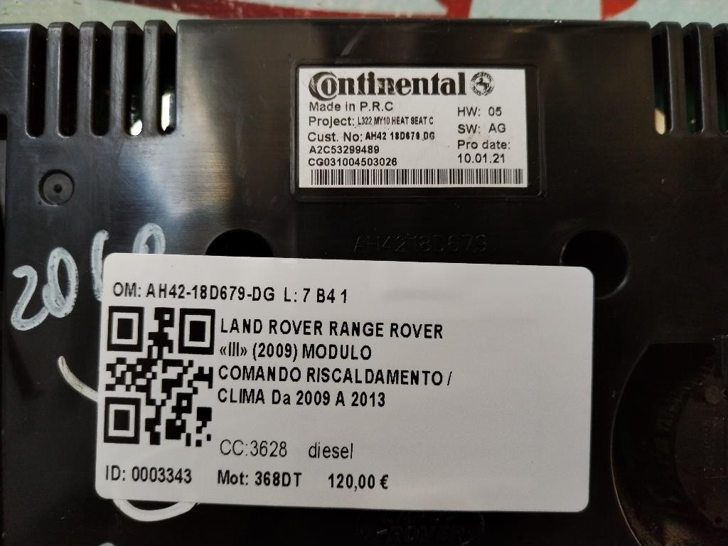 Comandi Clima LAND ROVER Range Rover 3° Serie