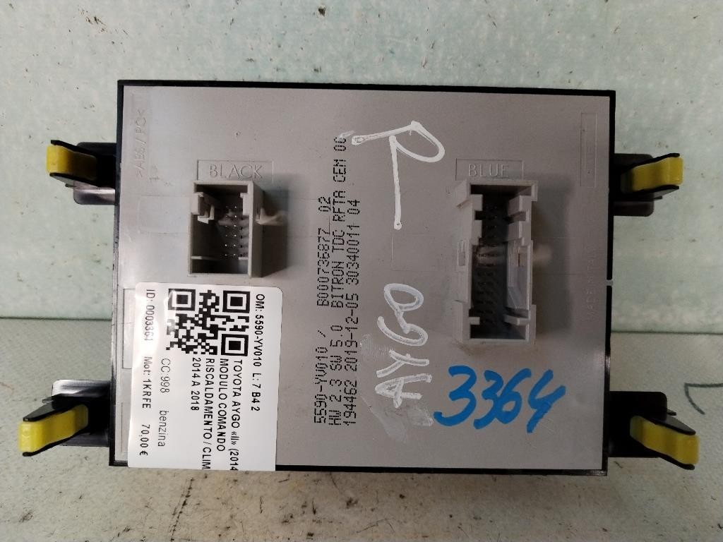 Comandi Clima TOYOTA Aygo 3° Serie