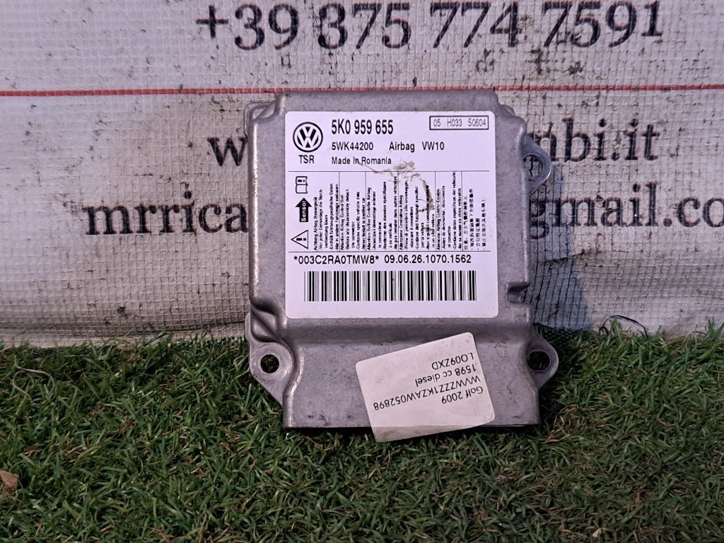 Centralina Airbag VOLKSWAGEN Golf 6 Berlina (08>12)