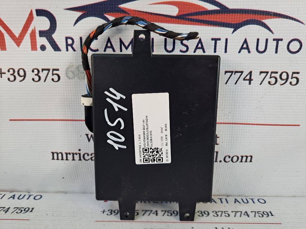 Centralina bluetooth telefono VOLKSWAGEN Golf 6 Berlina (08>12)