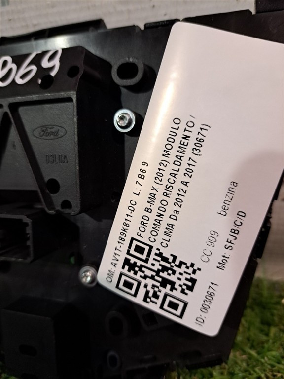 Comandi Clima FORD B - Max Berlina