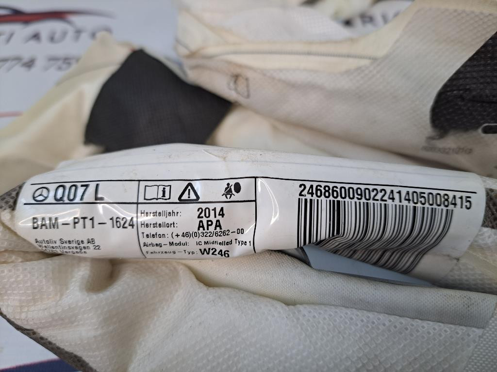 Airbag a tendina lato Sinistro MERCEDES Classe B W246 2° Serie