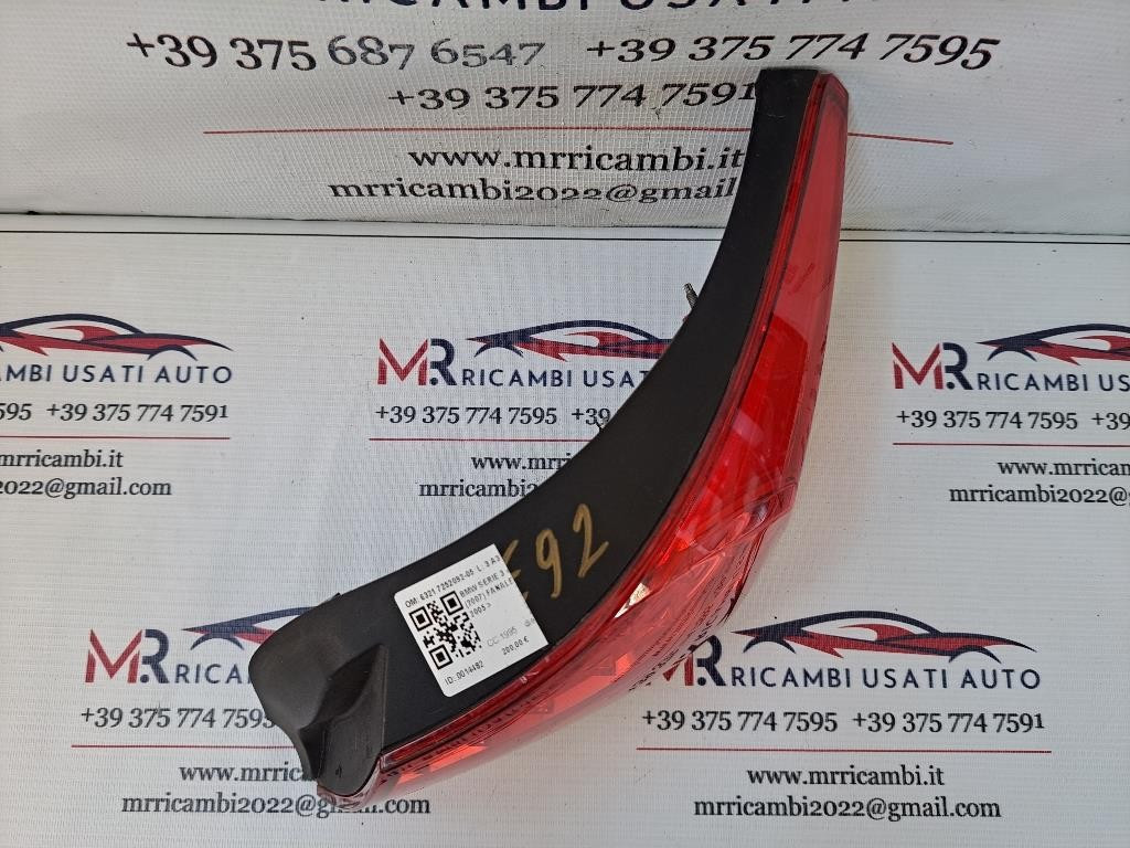 Stop fanale posteriore a LED Destro BMW Serie 3 E92 Coupé