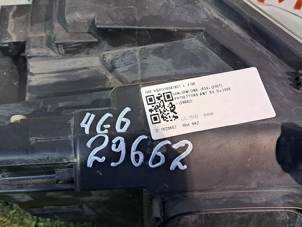 Faro anteriore SX allo Xeno MINI Cooper 2° Serie