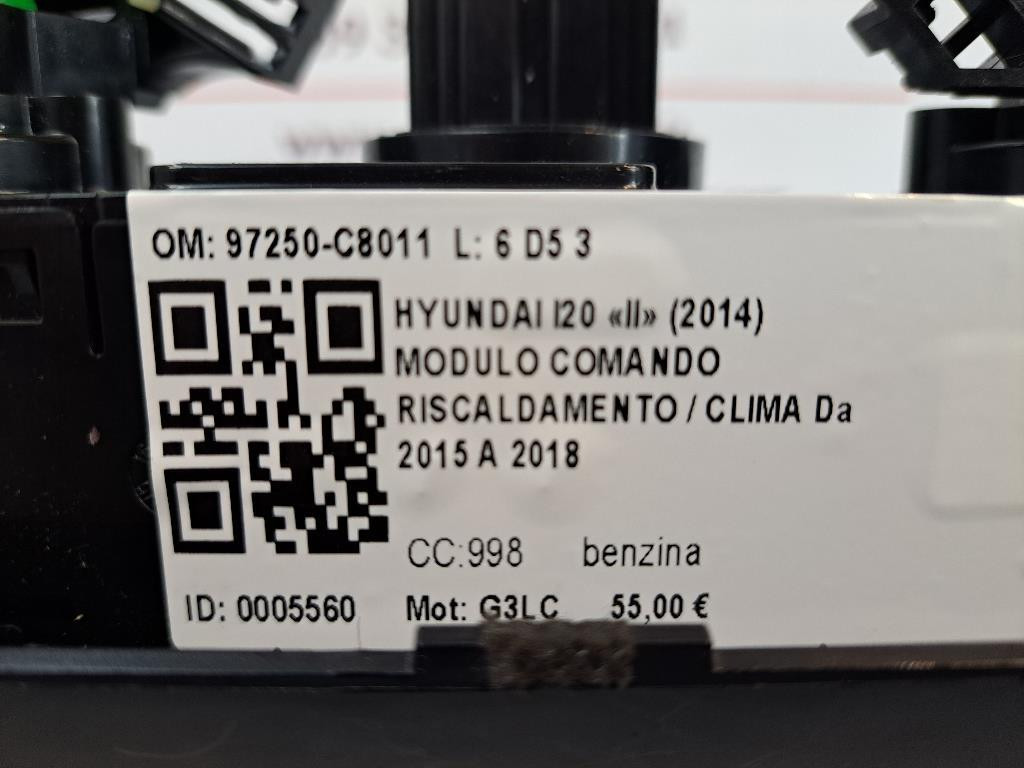 Comandi Clima HYUNDAI i20 Serie (12>18)