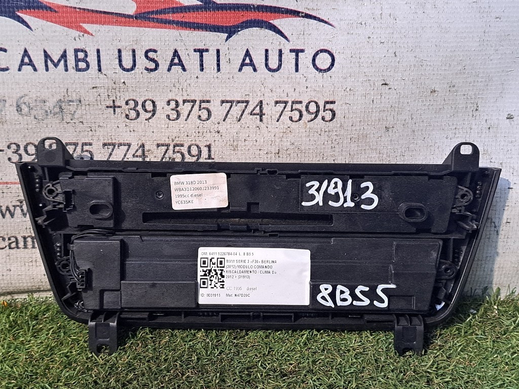 Comandi Clima BMW Serie 3 F30 Berlina