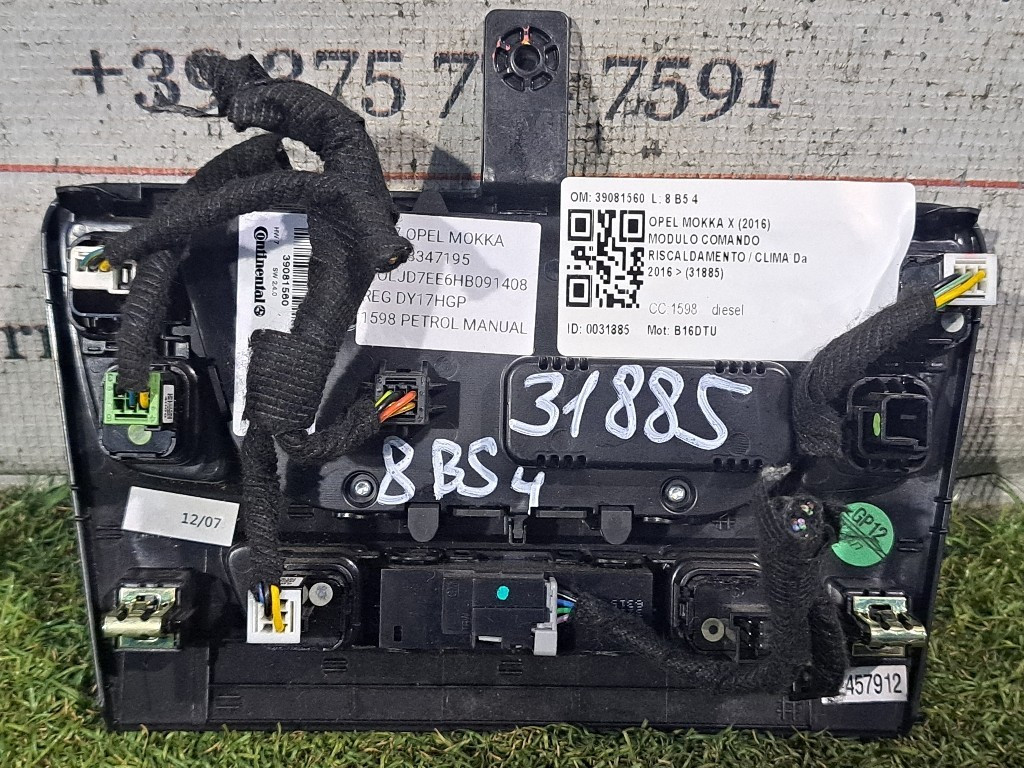 Comandi Clima OPEL Mokka X (16>)