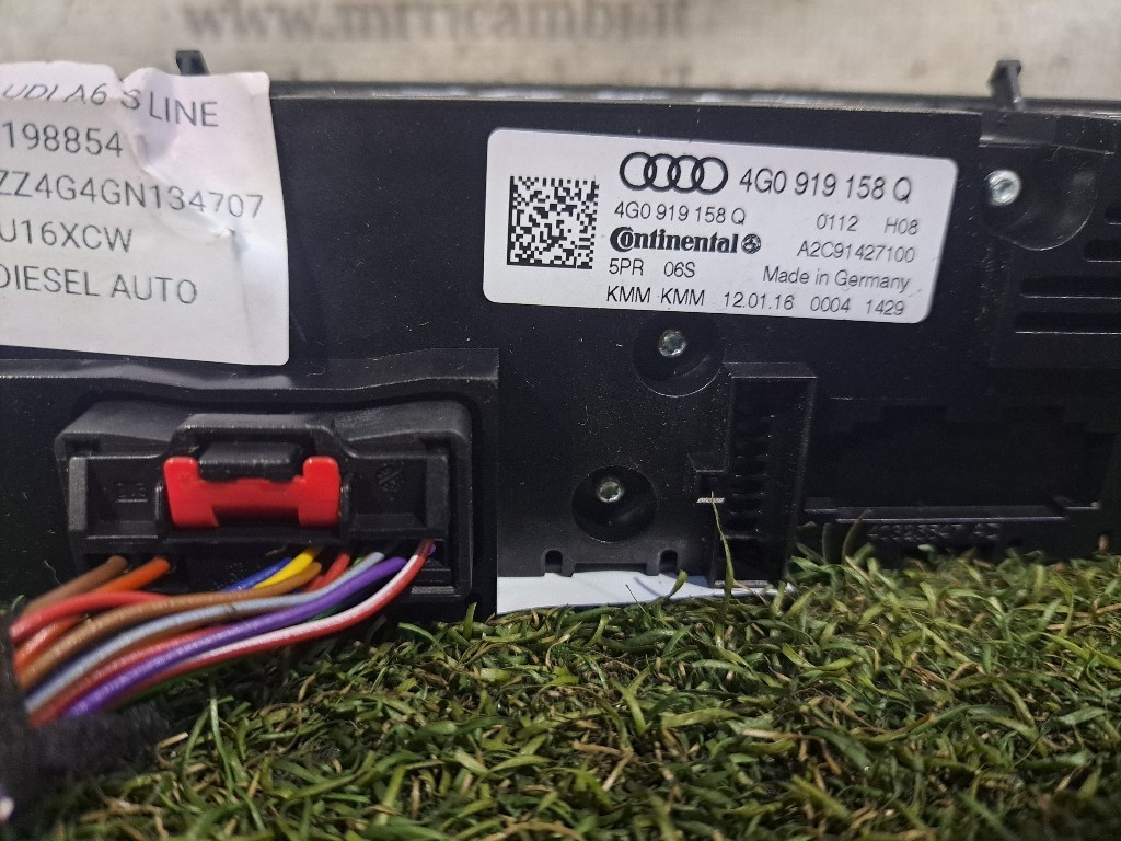 Comandi Clima AUDI A6 Berlina Serie C7 (4GC) (11>)