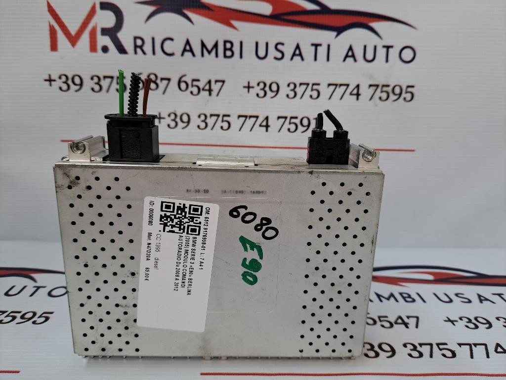 Comandi controllo radio BMW Serie 3 E90 Berlina 2° Serie