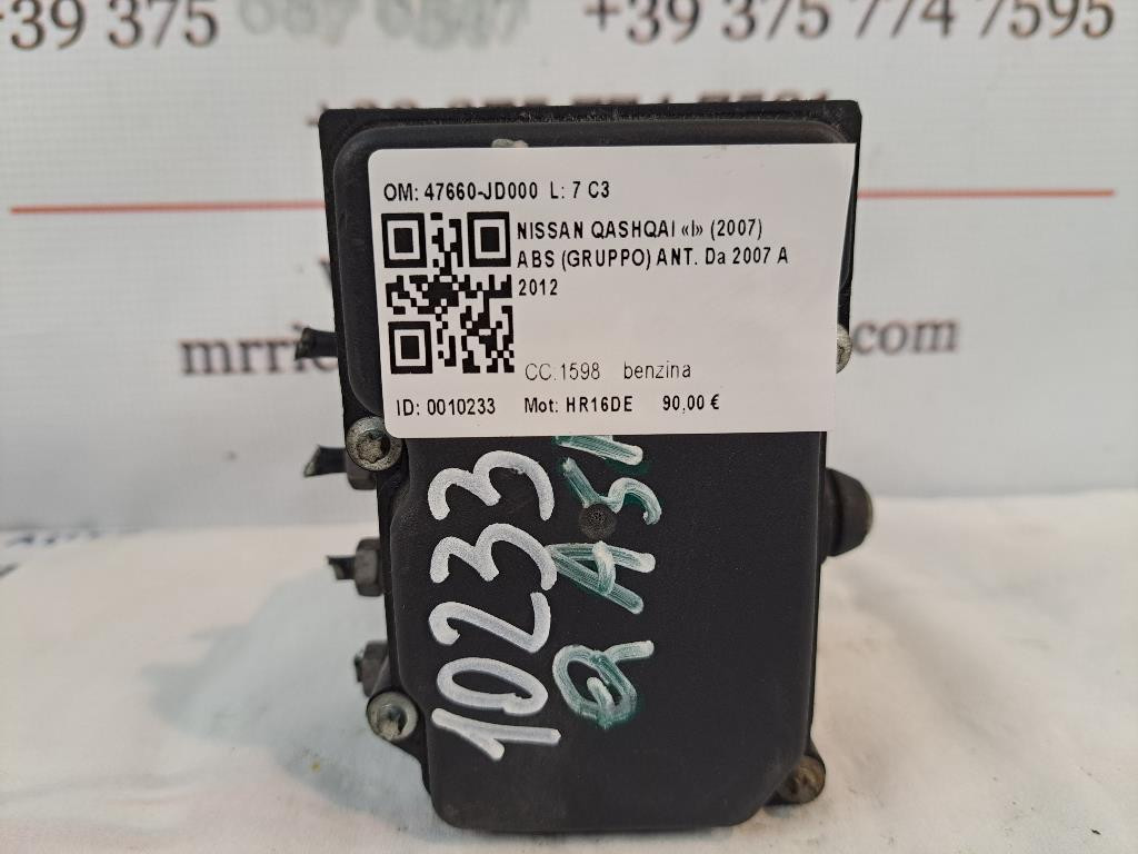 ABS NISSAN Qashqai 1° Serie