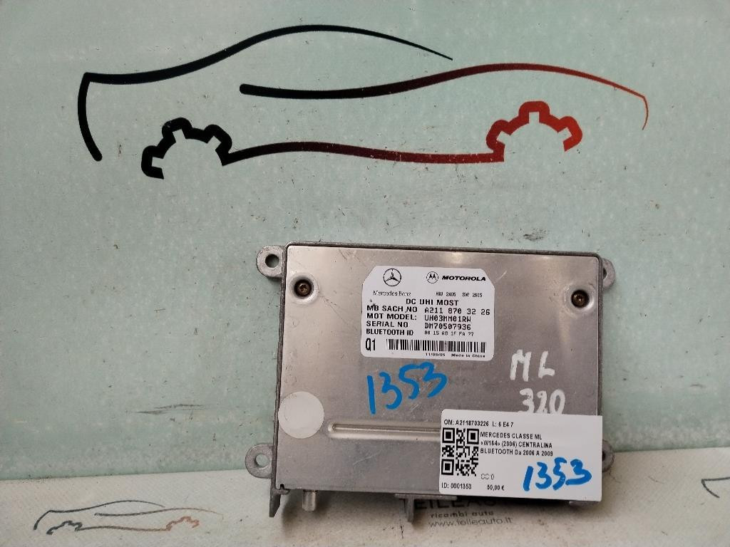 Centralina bluetooth telefono MERCEDES ML W164 3° Serie