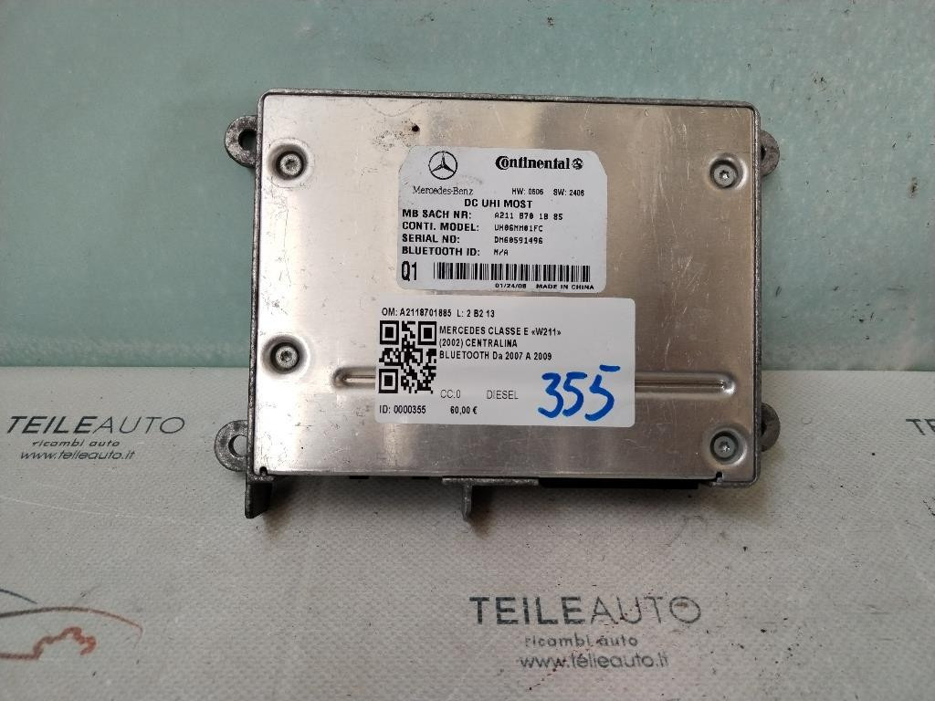 Centralina bluetooth telefono MERCEDES Classe E Berlina W211 2° Serie