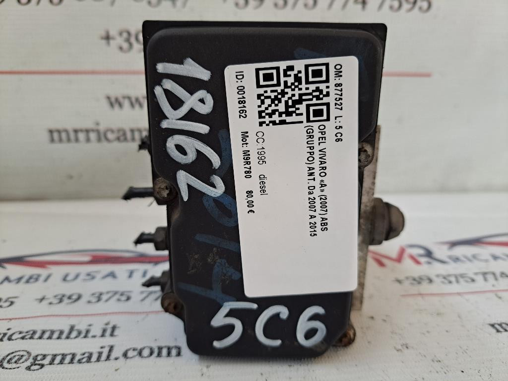 ABS OPEL Vivaro Serie  (A) (06>14)