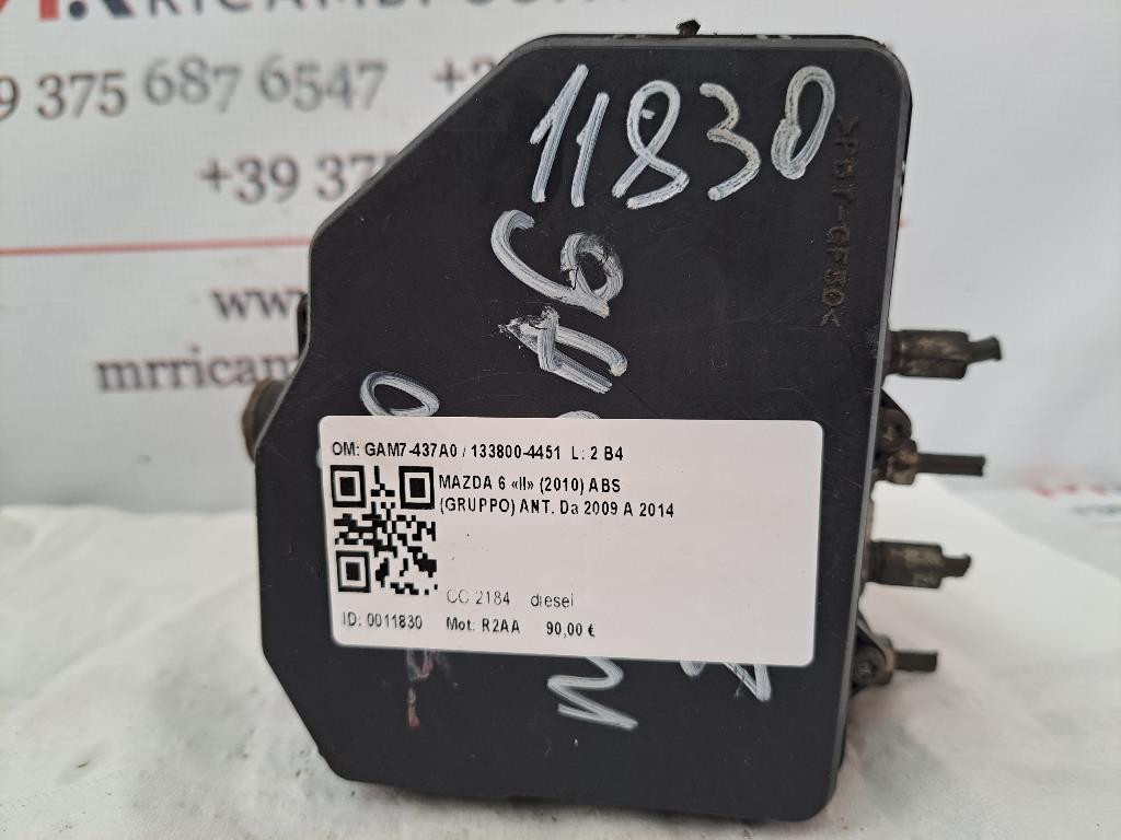ABS MAZDA 6 Berlina 2° Serie