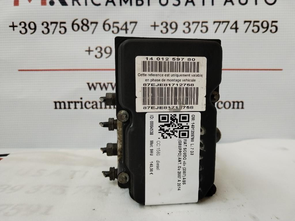 ABS FIAT Scudo 3° Serie