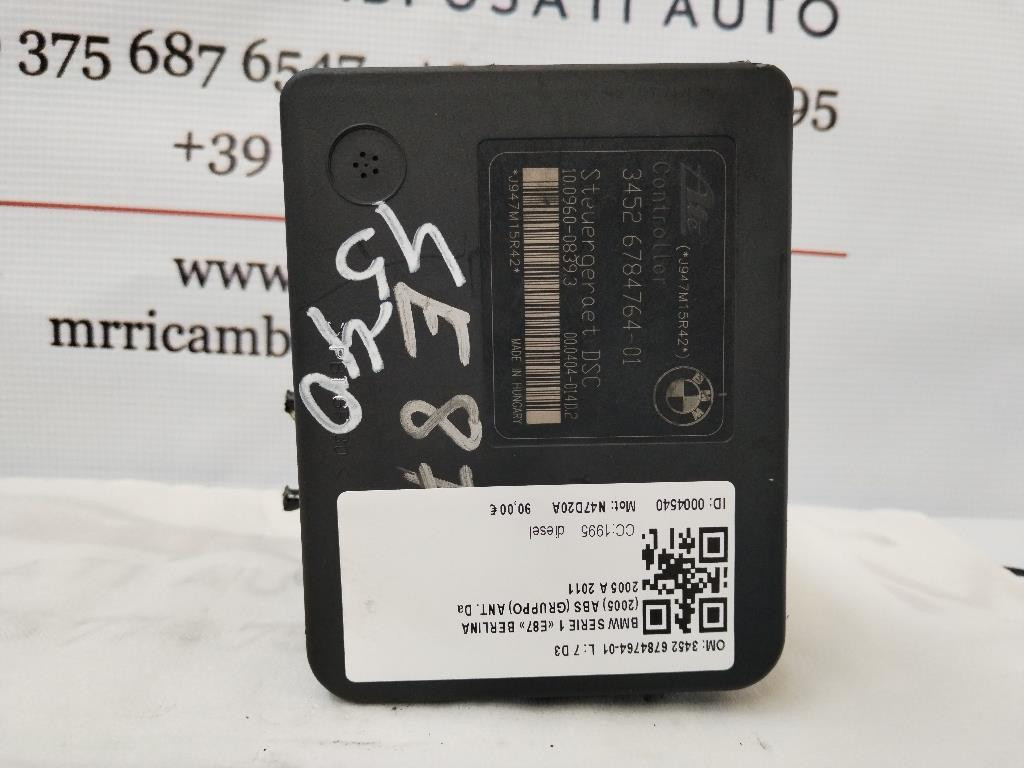 ABS BMW Serie 1 Serie (E87) (07>)