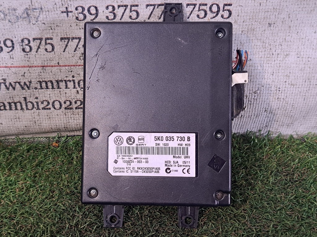 Centralina bluetooth telefono VOLKSWAGEN Golf 6 Berlina (08>12)